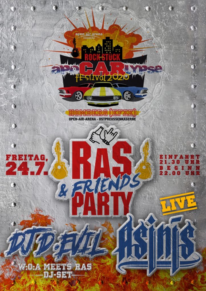 ApoCARlypse 24.7. | RaS & Friends Party